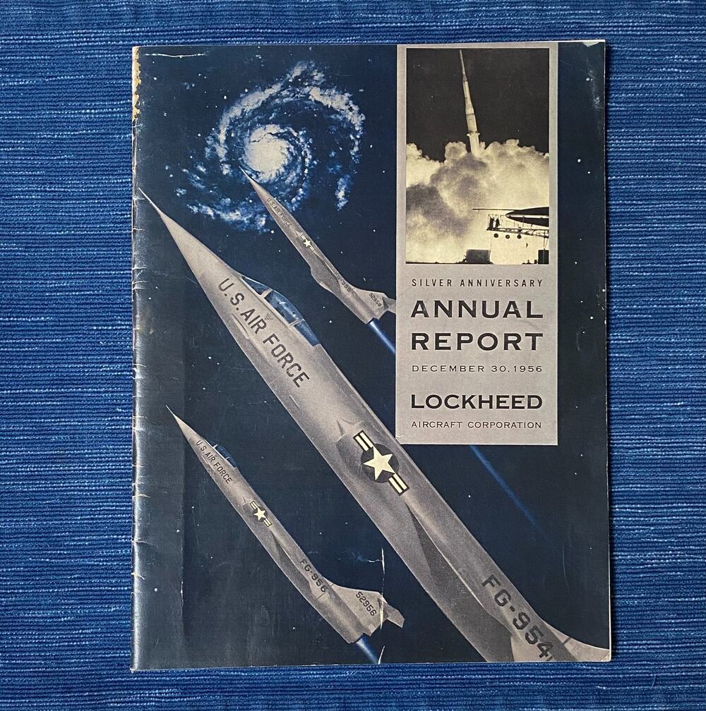 Silver Anniversary Annual Report December 30th 1956 Lockheed Martin Aircraft